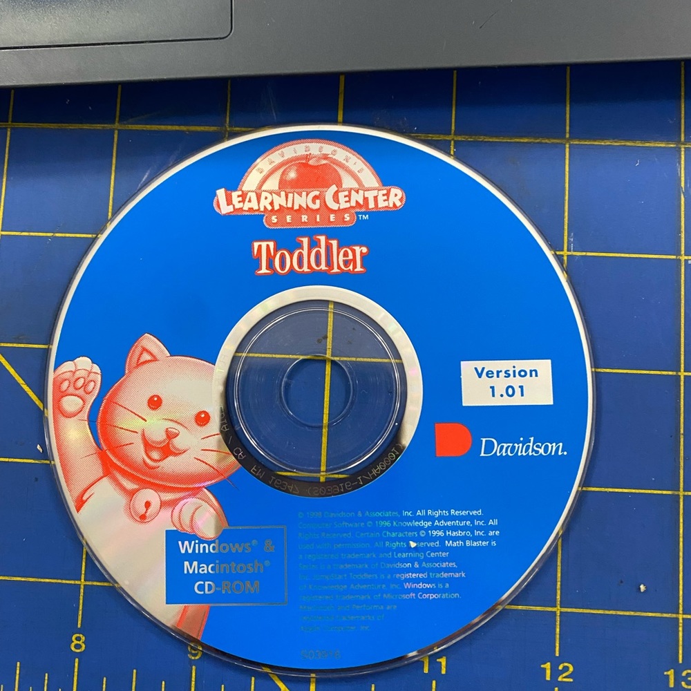 Toddler Learning Center Series CD-ROM
